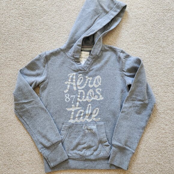 🩶 Aeropostale Girls Hoodie - Size XS 🩶 - Picture 1 of 4